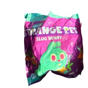2025 Wendy's My Strange Pet Slig Bunny blue kids meal Toy NEW